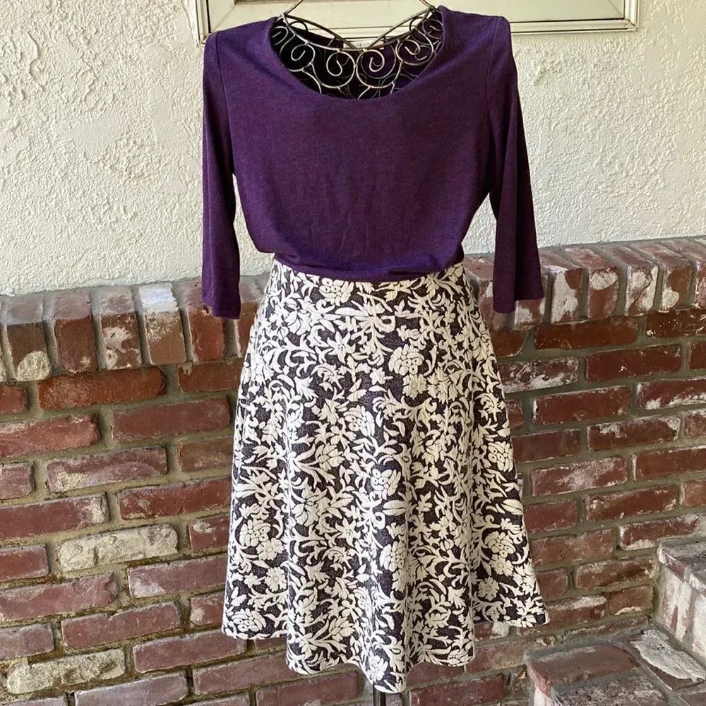 Le Lis Fit & Flare Dress Size M Made USA